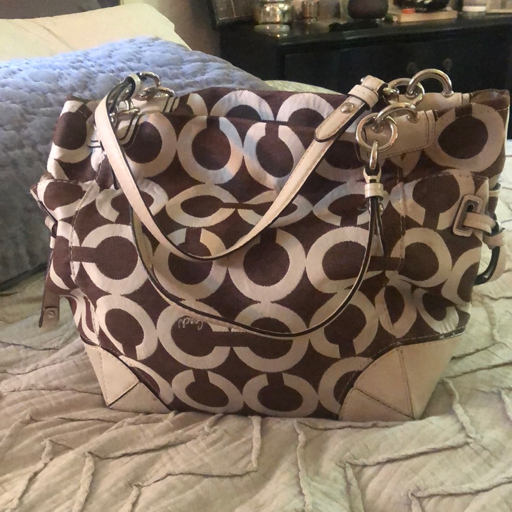 Coach hand bag